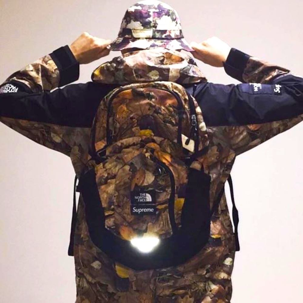 Supreme x The North Face Pocono Leaves Backpack FW16 Super Rare NWT Deadstock